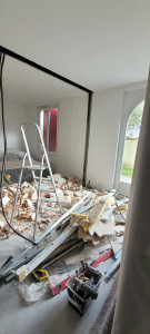 Photo de galerie - Démolition cloison 