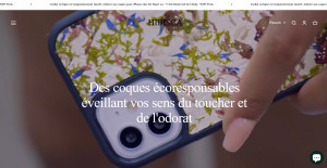 Photo de galerie - Le site internet d'hibisca.fr vendant des coques de téléphone écoresponsable