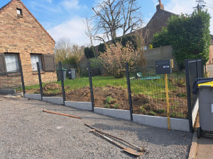 Photo de galerie - Pose clôture 