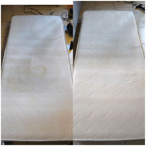 Photo de galerie - Nettoyage matelas 1 place 