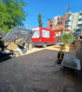 Photo de galerie - Travaux de terrassement compactage du sol 