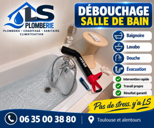 Photo de galerie - Débouchage Salle de bain ✅