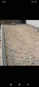 Photo de galerie - Pose de bordure+ canivaux 