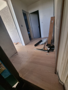 Photo de galerie - Pose parquet 