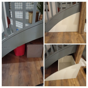 Photo de galerie - Fabrication et pose mobilier sur mesure