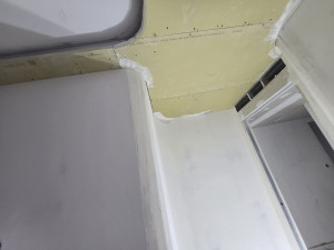 Photo de galerie - Création de plafond en arrondi en ba18 avec corniche lumineuse 
