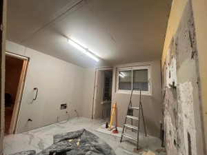 Photo de galerie - Cuisine refaite complètement en placo 