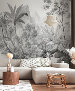 Photo de galerie - Pose de tapisserie décorative