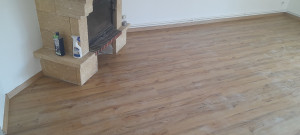Photo de galerie - Pose parquet et isolation 