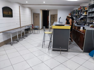 Photo de galerie - Réfection d'un comptoir et rénovation d'une brasserie 