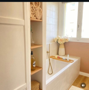 Photo de galerie - Après # très belle salle de bain,finition parfaite: