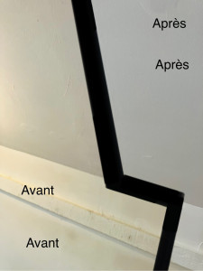Photo de galerie - Mise en peinture blanc sur blanc 