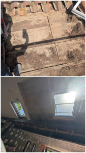 Photo de galerie - Installation de 2 velux
