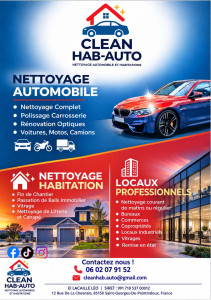 Photo de galerie - Nettoyage auto, habitations et locaux professionnels 