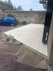 Photo de galerie - Rénovation d’une terrasse.