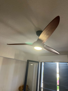 Photo de galerie - Pose de ventilateur plafond 