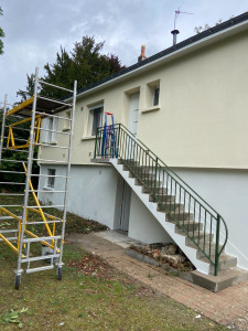 Photo de galerie - Façade extérieur résultat avant après  