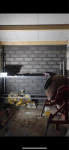 Photo de galerie - Mur en parpaings terminé ✅ Solidité et sérieux au rendez-vous. ? Contactez-moi