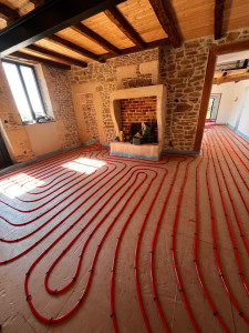 Photo de galerie - Plancher chauffant