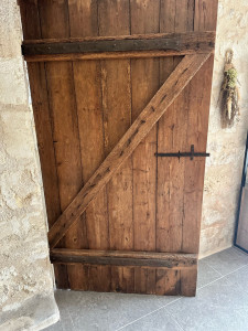 Photo de galerie - Fabrique de porte en bois 