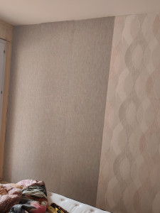 Photo de galerie - Pose de papier peint 
