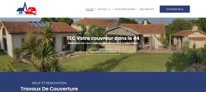 Photo de galerie - Site internet entreprise de couverture