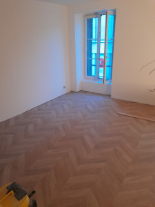 Photo de galerie - Pose de parquet - Revêtement de sol