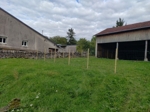 Photo de galerie - Après la pose du grillage 