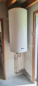 Photo de galerie - Remplacement d une chaudière gaz pour un chauffe-eau électrique 