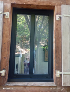 Photo de galerie - Pose d' une nouvelle fenêtre aluminium 