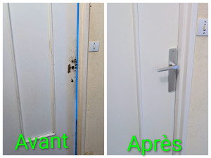 Photo de galerie - Réparation d'une porte cassée 