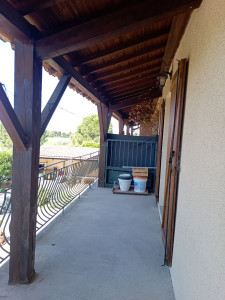 Photo de galerie - Aménagement balcon pour chats
