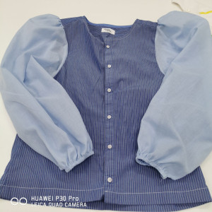 Photo de galerie - Chemise que j'ai changé les manches et modifié la col quand j'étais salarié à l'atelier Regain
