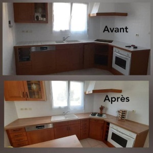 Photo de galerie - Changement de plan de travail 