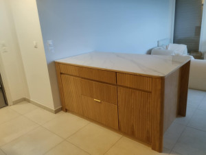 Photo de galerie - Montage îlot fini