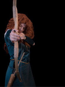 Photo de galerie - Robe de la princesse Merida réalisé par mes soins de À à Z