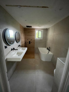 Photo de galerie - Création d’une salle de bain 
