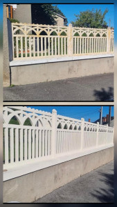 Photo de galerie - Peinture clôture 