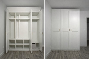 Photo de galerie - Montage Dressing Pax Ikea 