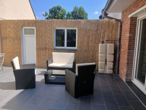 Photo de galerie - Habillage mur de garage 