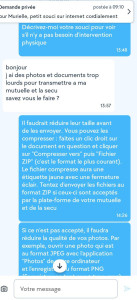 Photo de galerie - Exemple d'échange sur la messagerie privée d'AlloVoisins