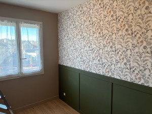 Photo de galerie - Pose de papier peint 