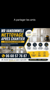 Photo de galerie - Bjr je vous propose mes services de débarrasse de chantier, nettoyage intérieur, nettoyage extérieur