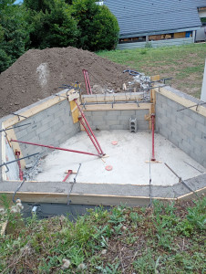 Photo de galerie - Construction d'une piscine vitrée 