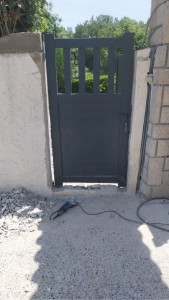 Photo de galerie - Réalisation Travau d’un portillon