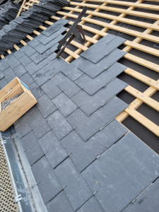 Photo de galerie - Couverture ardoise naturelle d'Espagne