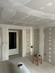 Photo de galerie - Réalisations de joints à placo dans une maison de village à rivesaltes 