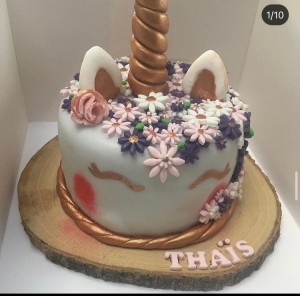 Photo réalisation - Gateau d'anniversaire - cake art - Samantha J. - Saint-Loubès (La Terrasse) : Cake design, tout vos gâteaux sur mesure pour vos événements ! 