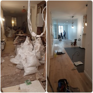 Photo de galerie - Pose de parquet - Revêtement de sol