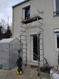 Photo de galerie - Pour le nettoyage de votre façade,  terrasse,  allée, escaliers, devanture ....